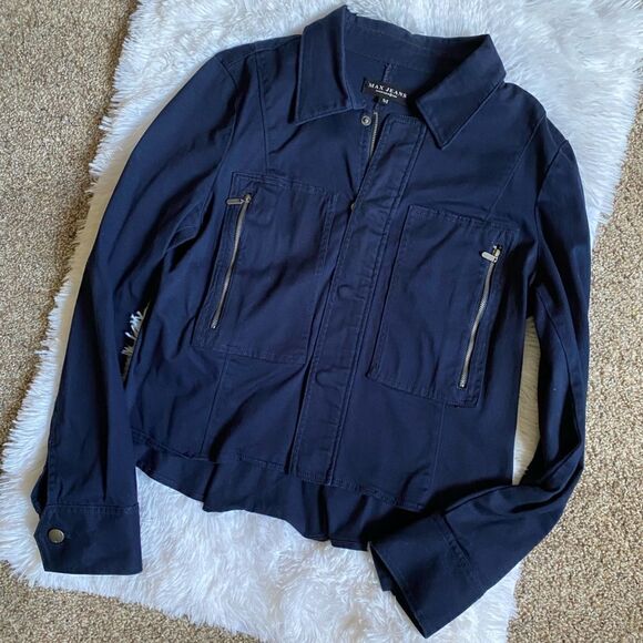Max  Jeans Jacket Womens Size Medium - Picture 1 of 10
